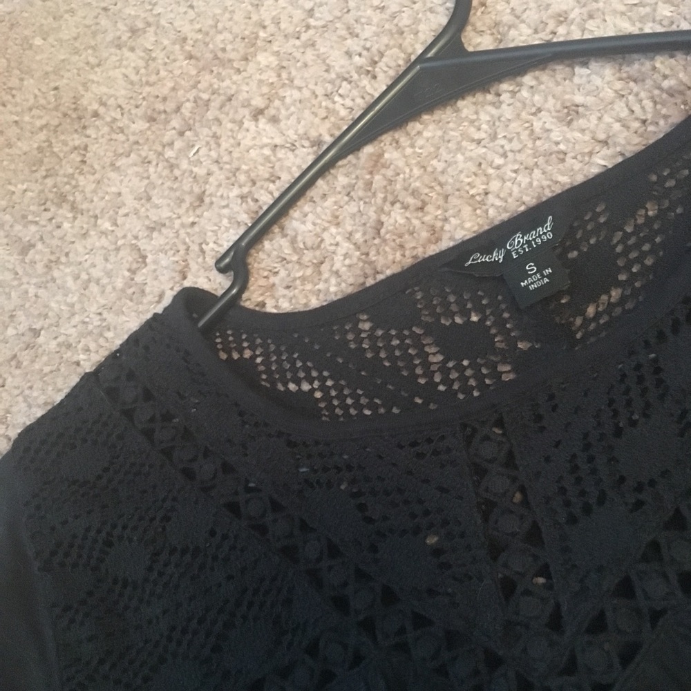 LUCKY BRAND • detailed top